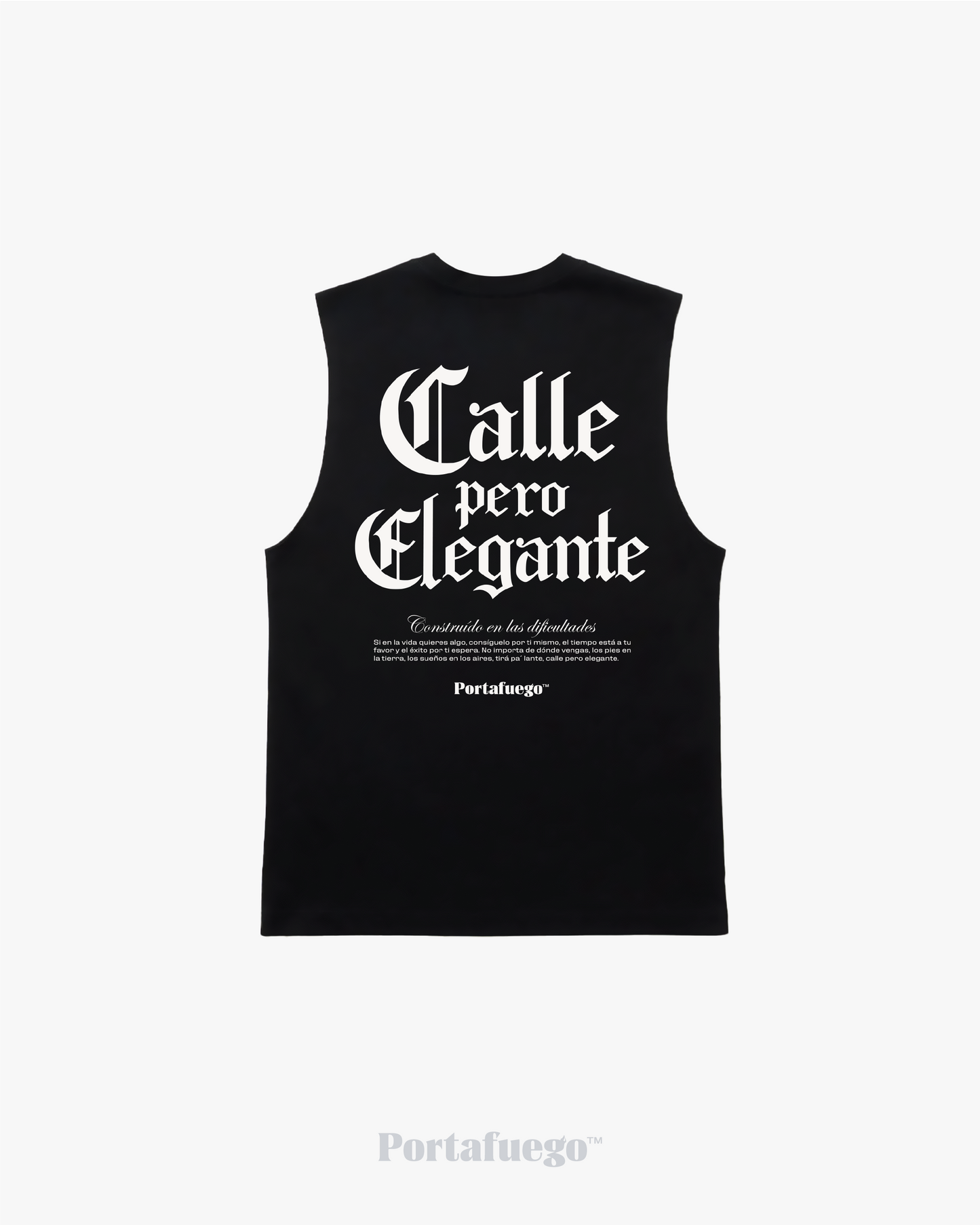 CALLE PERO ELEGANTE MUSCLE TEE